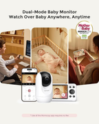 5" 1080P Smart Baby Monitor Camera with WiFi, Night Vision & Cry Detection