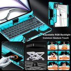 En 102 360° Transparent iPad Keyboard Case