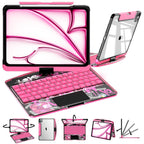 En 103 360° Transparent iPad Keyboard Case
