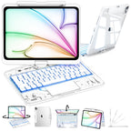 En 103 360° Transparent iPad Keyboard Case
