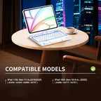 En 105 360° Transparent iPad Keyboard Case